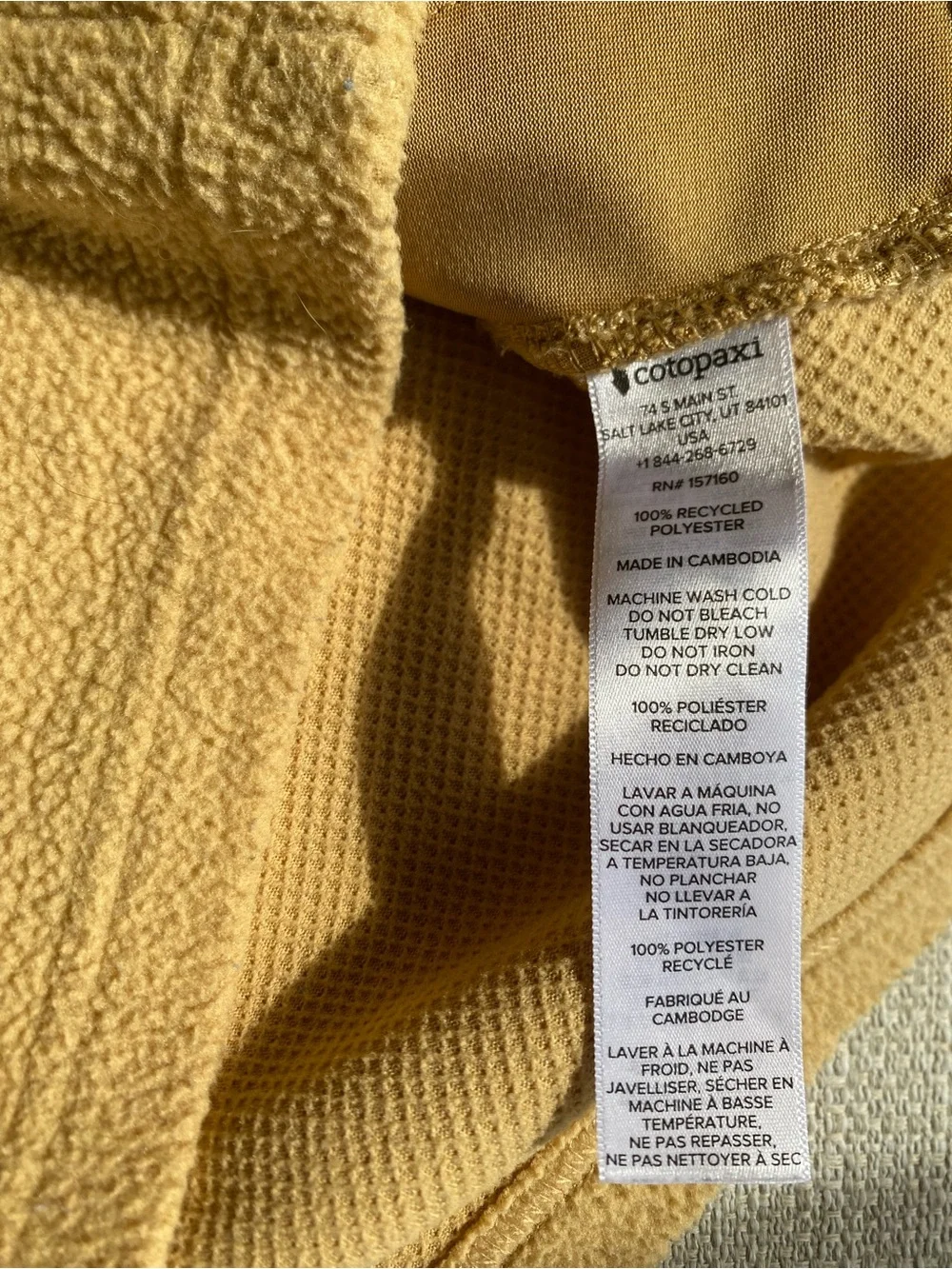 Cotopaxi Jacket Men’s Small Abrazo Fleece Pullover